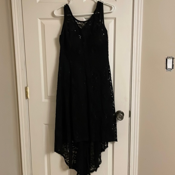 Assymetrical black  sequin dress. Size M/M. Laura brand - Picture 1 of 4
